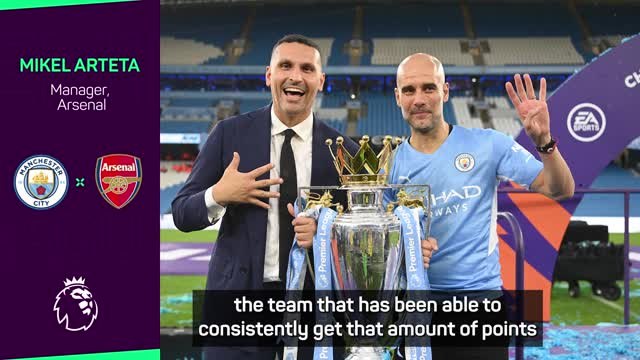 Arteta not satisfied with Arsenal going 'toe-to-toe' with Man City