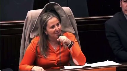 María Eugenia Lopera, congresista del Partido Liberal que votó a favor la reforma a la salud y se expone a sanciones