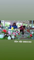 Hạu trường thi công Lễ Đính Hôn cho Cô Dâu Mỹ Tiến tại Vũng Liêm ngày 16/04/2023