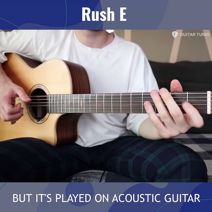 Rush E but it's played on Acoustic Guitar
