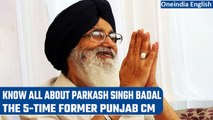 Parkash Singh Badal passes away at 95; Centre declares 2 days of state mourning | Oneindia News