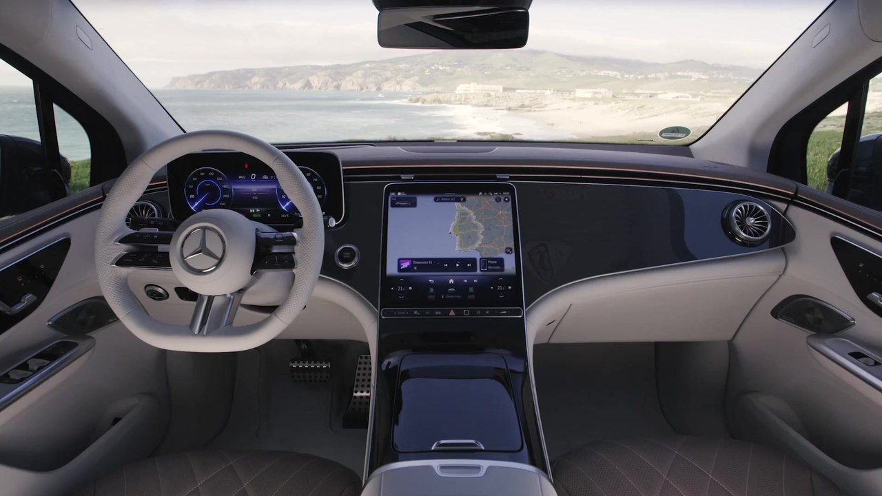 Der neue Mercedes-Benz EQE SUV - die Navigation mit Electric Intelligence