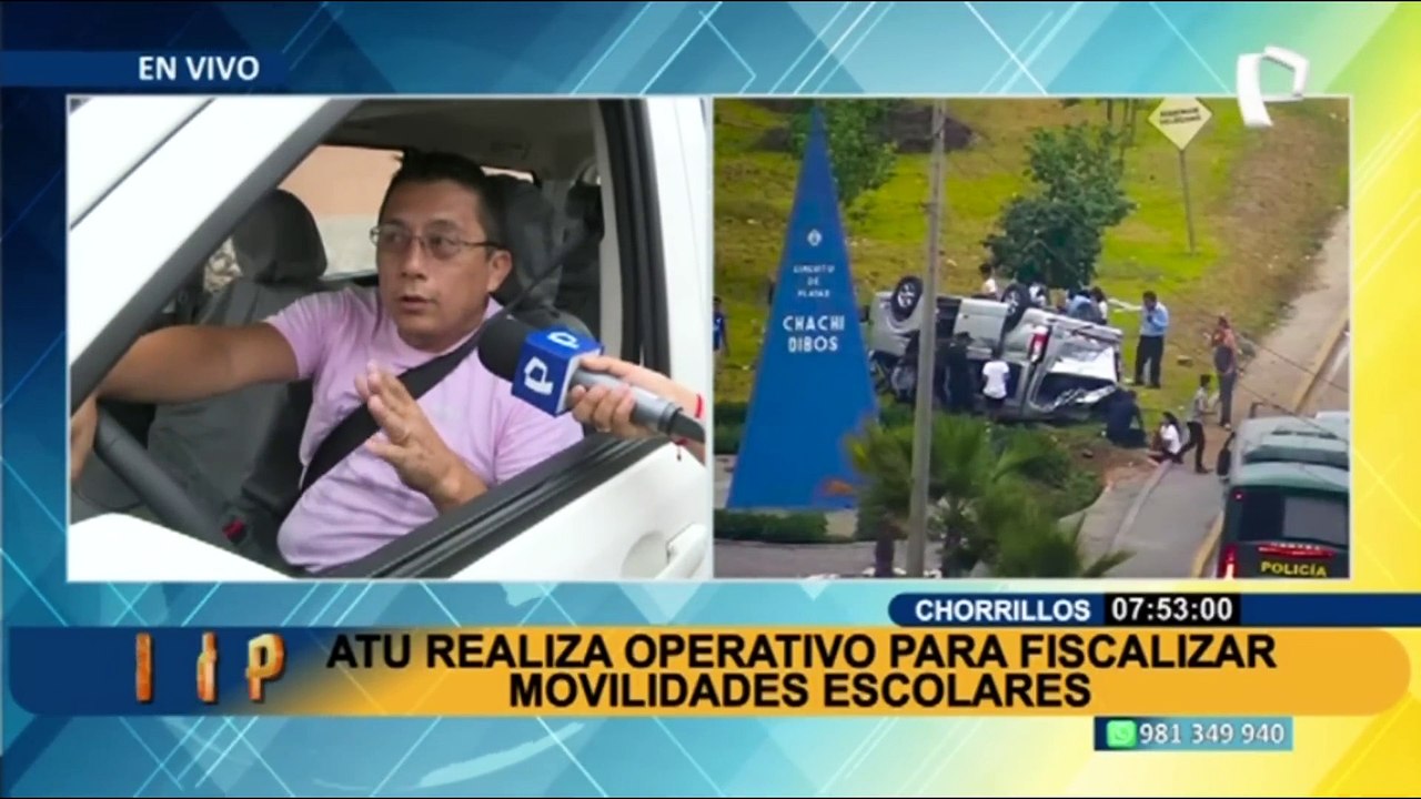 Chorrillos: ATU realiza operativo para fiscaliz...