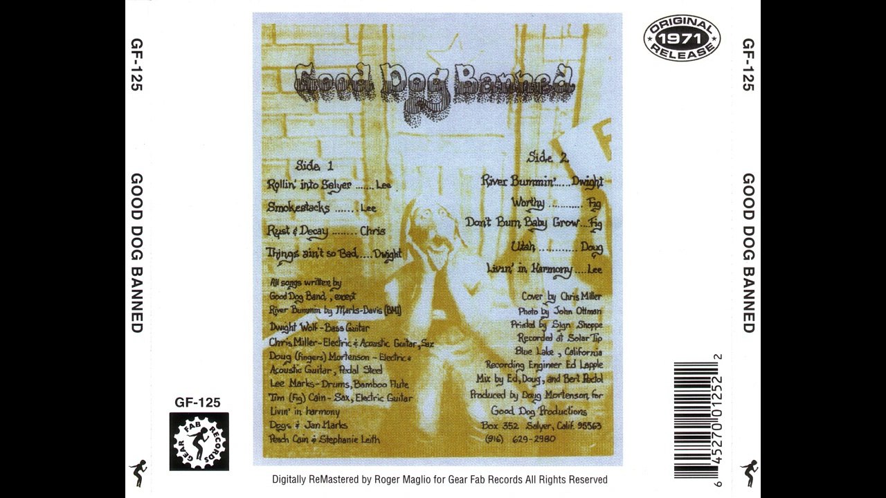 Good Dog Banned – Good Dog Banned Rock, Psychedelic Rock, Country Rock 1973