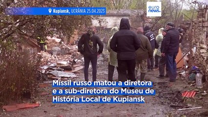 Míssil russo destrói Museu de História Local de Kupiansk e mata duas pessoas