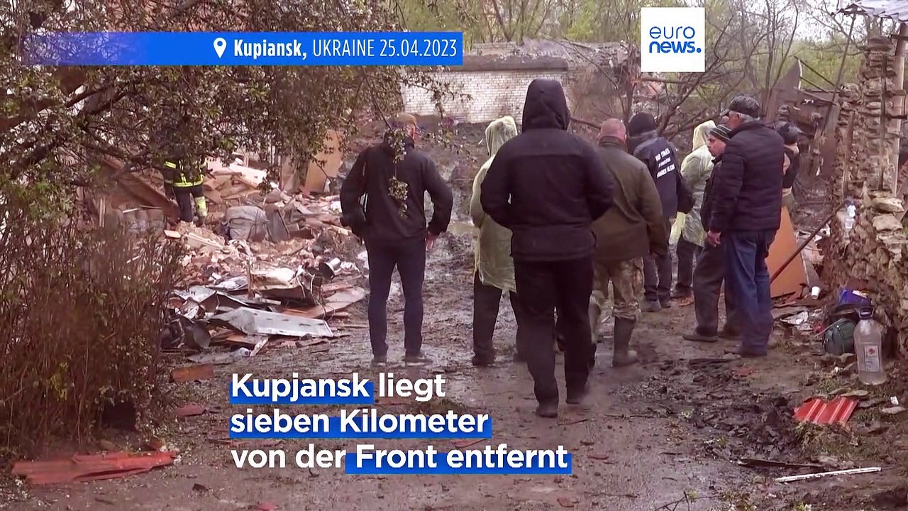 Immer wieder Kupjansk: Zwei Tote nach Raketenangriff