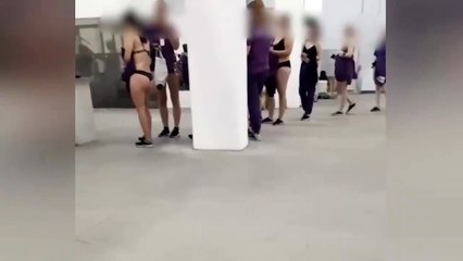 İş yerinde skandal görüntüler! Kadın çalışanları iç çamaşırına kadar soyup aradılar!