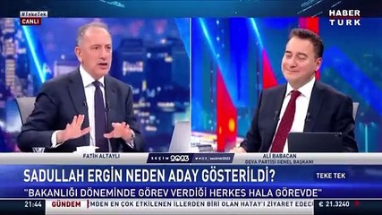 Babacan: Sadullah Bey üzerinden CHP yıpratılmaya çalışıldı