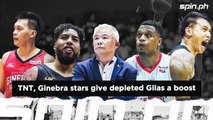 TNT, Ginebra stars give depleted Gilas a boost | Spin.ph