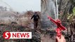 Local firemen beat peat fires using ingenuity