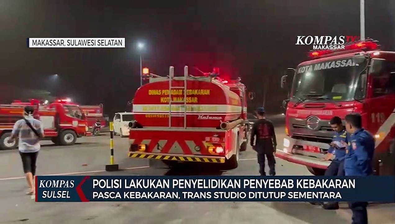 Polisi Lakukan Penyelidikan Penyebab Kebakaran Trans Studio Makassar