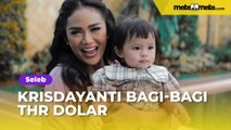 Krisdayanti Bagi-bagi THR Dolar ke Ameena dan Kru, Gen Halilintar Bisa Gini?