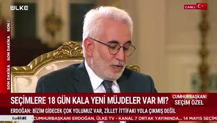 Erdoğan Kanal 7 ve 24 Tv canlı yayınında rahatsızlandı, programa ara verildi