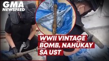 WWII Vintage Bomb, nahukay sa UST | GMA News Feed