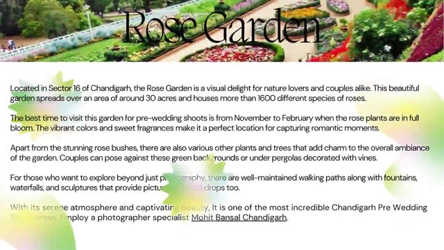 14 Amazing Pre-Wedding Shoot Locations In Chandigarh by Mohit Bansal Chandigarh