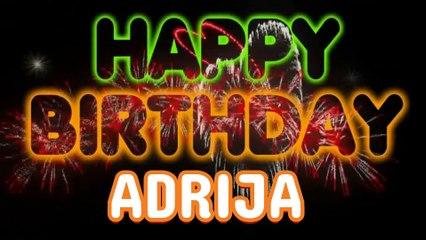 ADRIJA Happy Birthday Song – Happy Birthday ADRIJA - Happy Birthday Song - ADRIJA birthday song