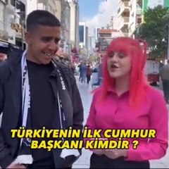 İlk cumhurbaşkanı sorusuna 'Erdoğan' diyen vatandaşa tepki: Allah seni kahretsin