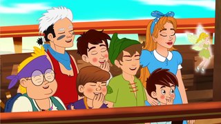 4 Contes  Peter Pan +Jack et le Haricot Magique + Pinocchio + Le Livre de la Jungle   Dessins Animés