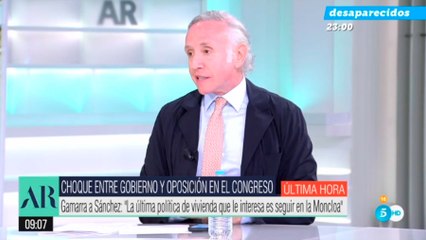 Inda: "Lo que debería hacer Feijóo al llegar al Gobierno es derogar todas las leyes del sanchismo"