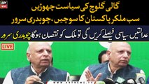 If courts make political decisions, the country will suffer, said Chaudhry Sarwar