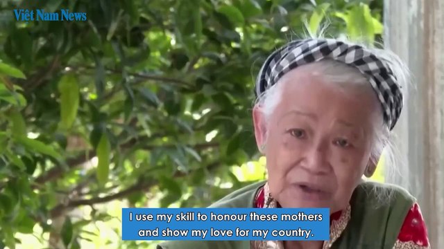 Vietnam News | Artist draws portraits to honour Vietnamese heroic mothers