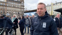 Sir Chris Hoy visits Glasgow to celebrate 100 days until cycling’s biggest world event