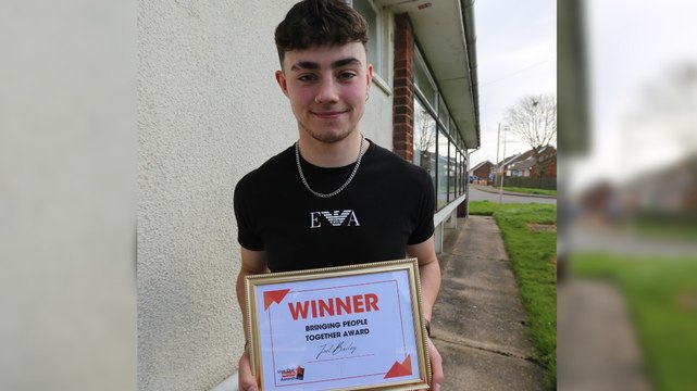 Mansfield teen wins special award for volunteer work with mental health charity