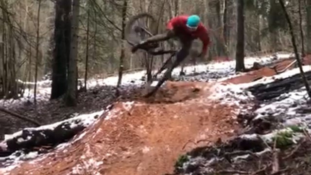 'FACEPLANT!' - Biker feels the heat after coming in too hot while attempting a jump