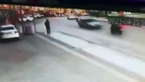 Görüntüler Bursa'dan... Kaza anı kamerada