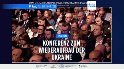 Rom: Wiederaufbaukonferenz für Ukraine kleiner als Meloni gehofft hatte