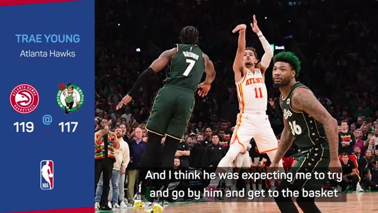 Young on that game-winning shot against the Celtics