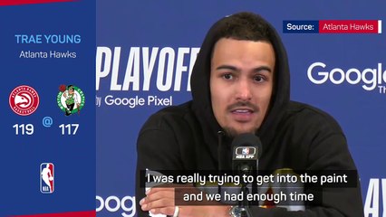 Young on that game-winning shot against the Celtics