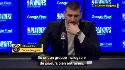 Nuggets - Jokic : "Les Suns sont les favoris pour gagner le championnat"