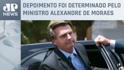 Bolsonaro chega à sede da PF em Brasília para depor sobre 8 de Janeiro