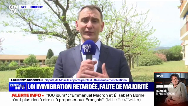 100 jours, c'est son délai de préavis avant licenciement : Laurent Jacobelli (RN) réagit au discours d'Élisabeth Borne