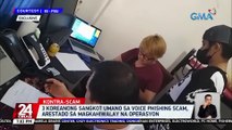 3 Koreanong sangkot umano sa voice phishing scam, arestado sa magkahiwalay na operasyon | 24 Oras