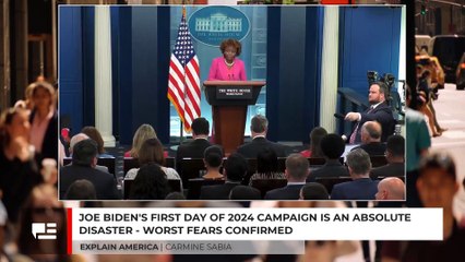 Joe Biden's First Day of The 2024 Campaign Is An Absolute Disaster - Worst Fears Confirmed