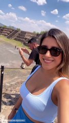 Fatima Aguilar vaciones en Mexico caminando - 2023