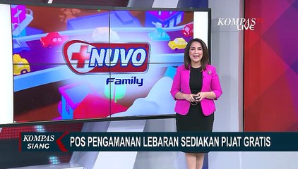 Pos Pengamanan Bangli Sediakan Pijat Gratis Untuk Pemudik di Bali