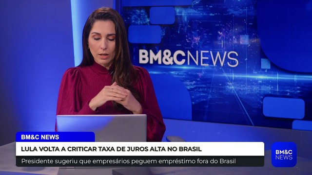 LULA VOLTA A CRITICAR TAXA DE JUROS ALTA NO BRASIL