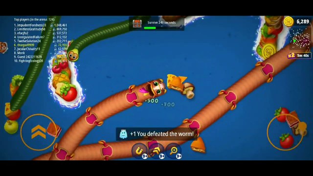 WormsZone.io Best Pro Slither Snake Top 01 Epic Worms Zoneio Best Gameplay