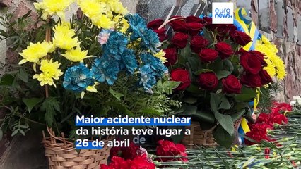 Ucrânia lembra vítimas de Chernobyl