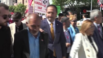 CHP yürüyüşü trafikte yoğunluğa sebep oldu