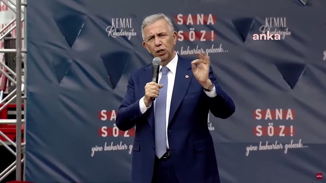 Mansur Yavaş: Genel Başkanımıza, Adalet Yürüyüşü'nde İstanbul'a kadar yürüdünüz, Kızılay'dan Çankaya Köşkü'ne çok rahat yürürsünüz diyorum