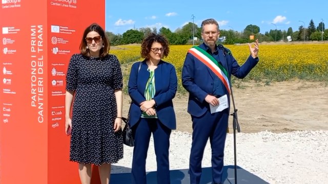 Bologna: Lepore inaugura il cantiere del tram: Collegherà due quartieri