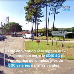 Landes. Des salariés de la DRT libérés pour leur activité chez les sapeurs-pompiers