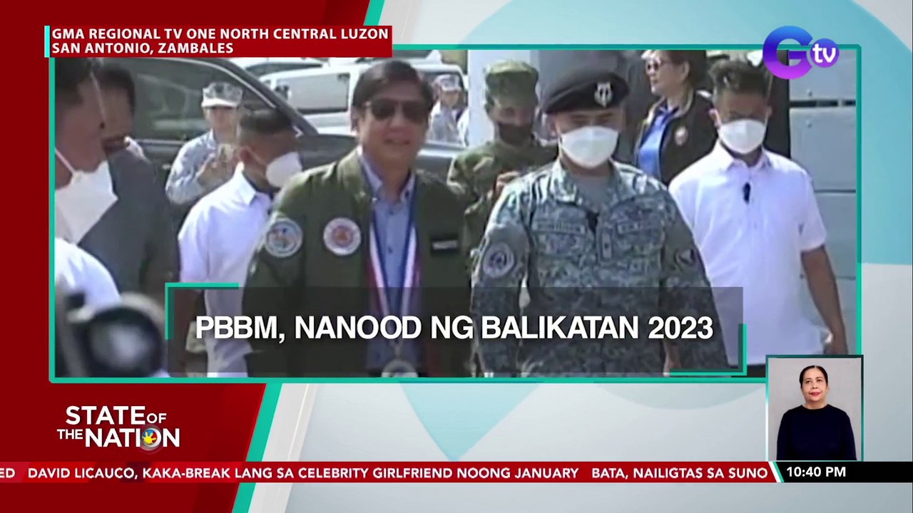 PBBM, nanood ng Balikatan 2023 | SONA