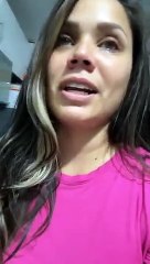 Andrea San Martn no aguanta las lgrimas al despedirse de sus hijas por su viaje a EEUU