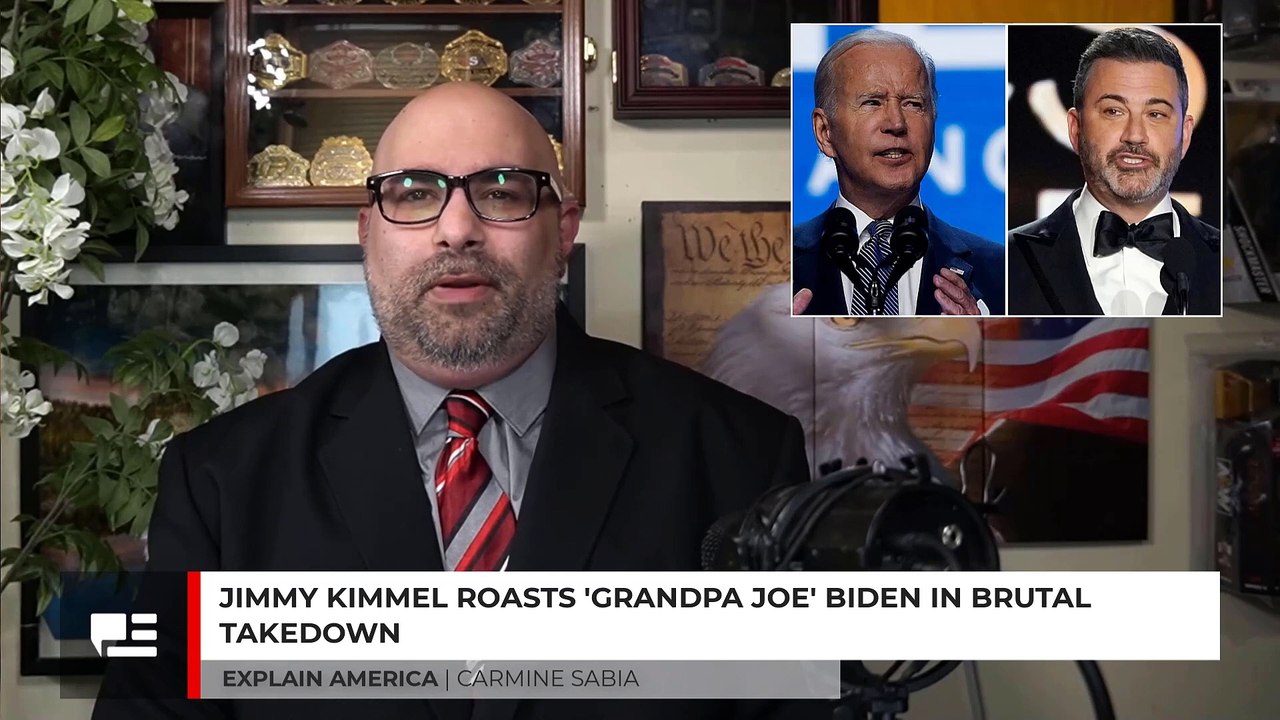 Liberal Comedian Jimmy Kimmel Roasts 'Grandpa Joe' Biden In Brutal Takedown