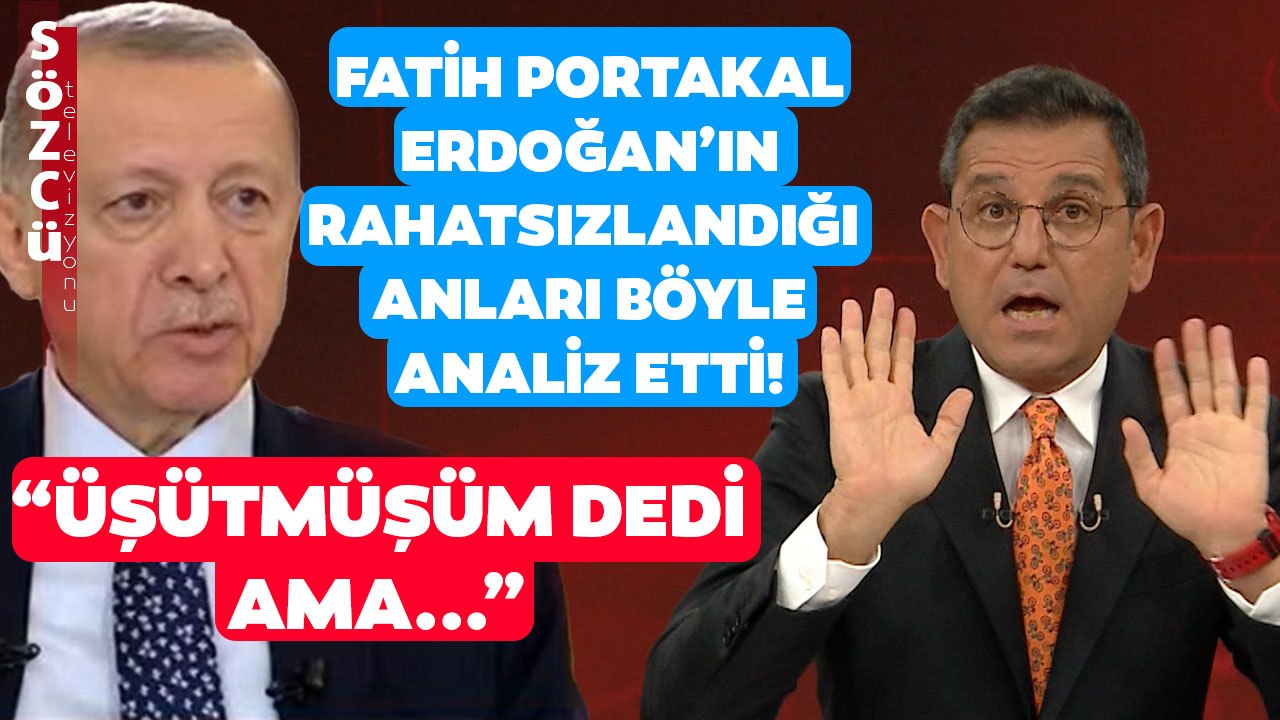 Fatih Portakal Erdoğan'ın Rahatsızlandığı Anları Yorumladı! "Orada Bir Telaş Var"